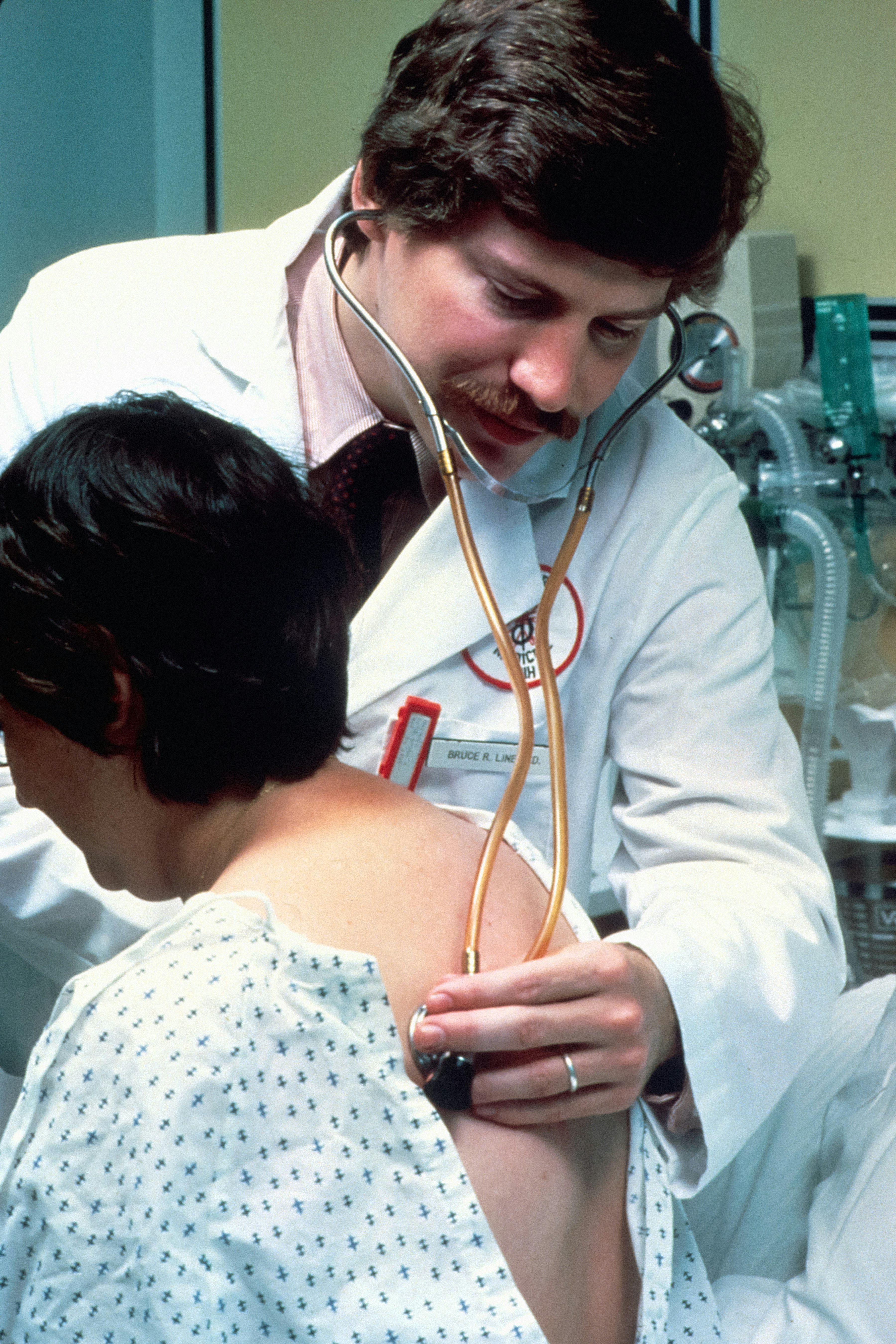 Doctor discussing potential complications with a patient