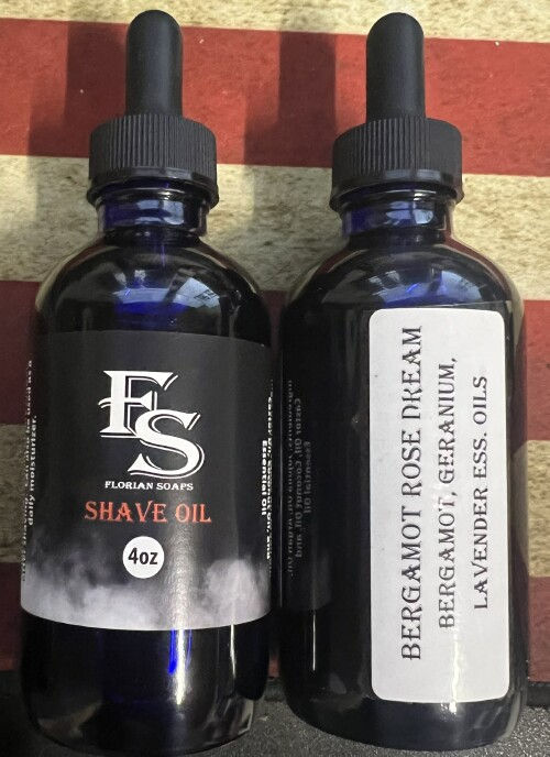 Bergamot Rose Dream Feminine Shave/Moisturizer Oil 4oz