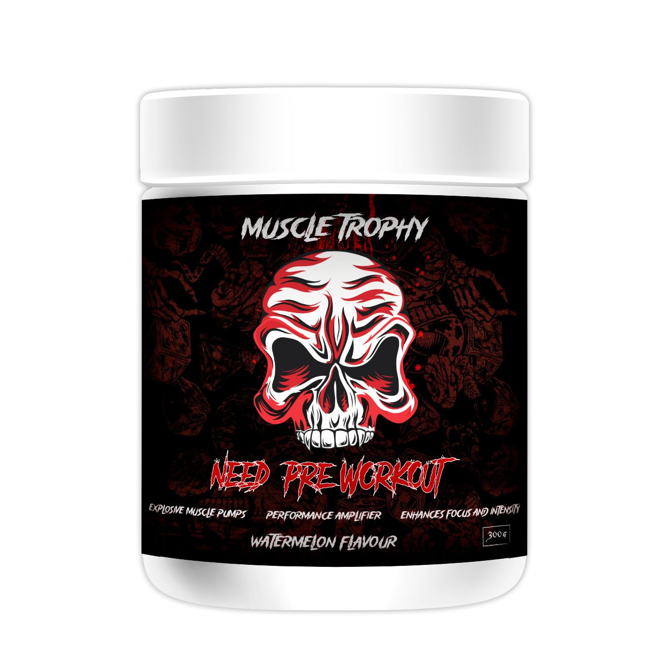 Muscle Trophy Need Pre Workout, 360g, Watermelon