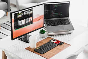 Two Computer Screens