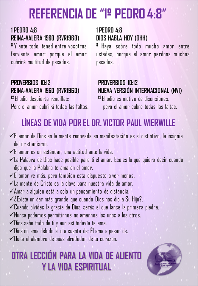 Referencia De 1º Pedro 4 8