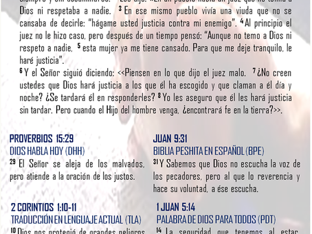 LA PARÁBOLA DEL JUEZ Y LA VIUDA