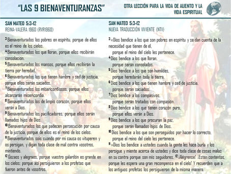 LAS 9 BIENAVENTURANZAS