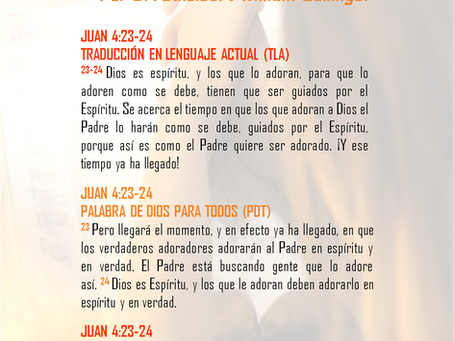 DEBEMOS ADORAR A DIOS EN ESPÍRITU - DR. ETHELBERT WILLIAM BULLINGER