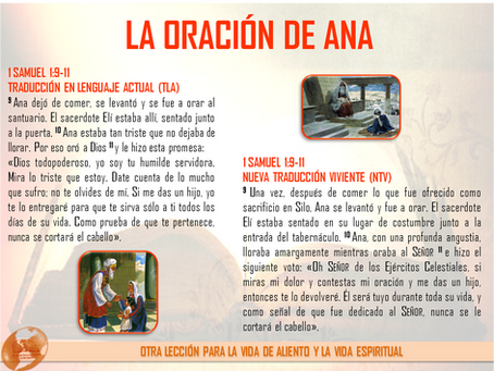 LA ORACIÓN DE ANA - C.A.N.R.