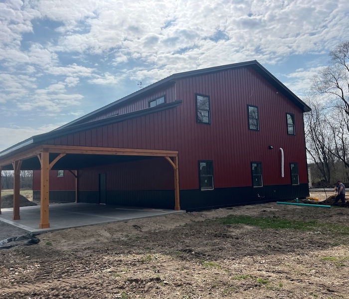 Post Frame Construction Project