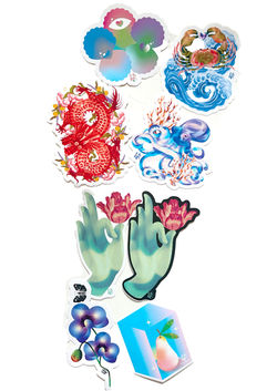 Illustration stickers