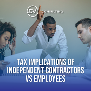Tax Implications of Independent Contractors vs Employees