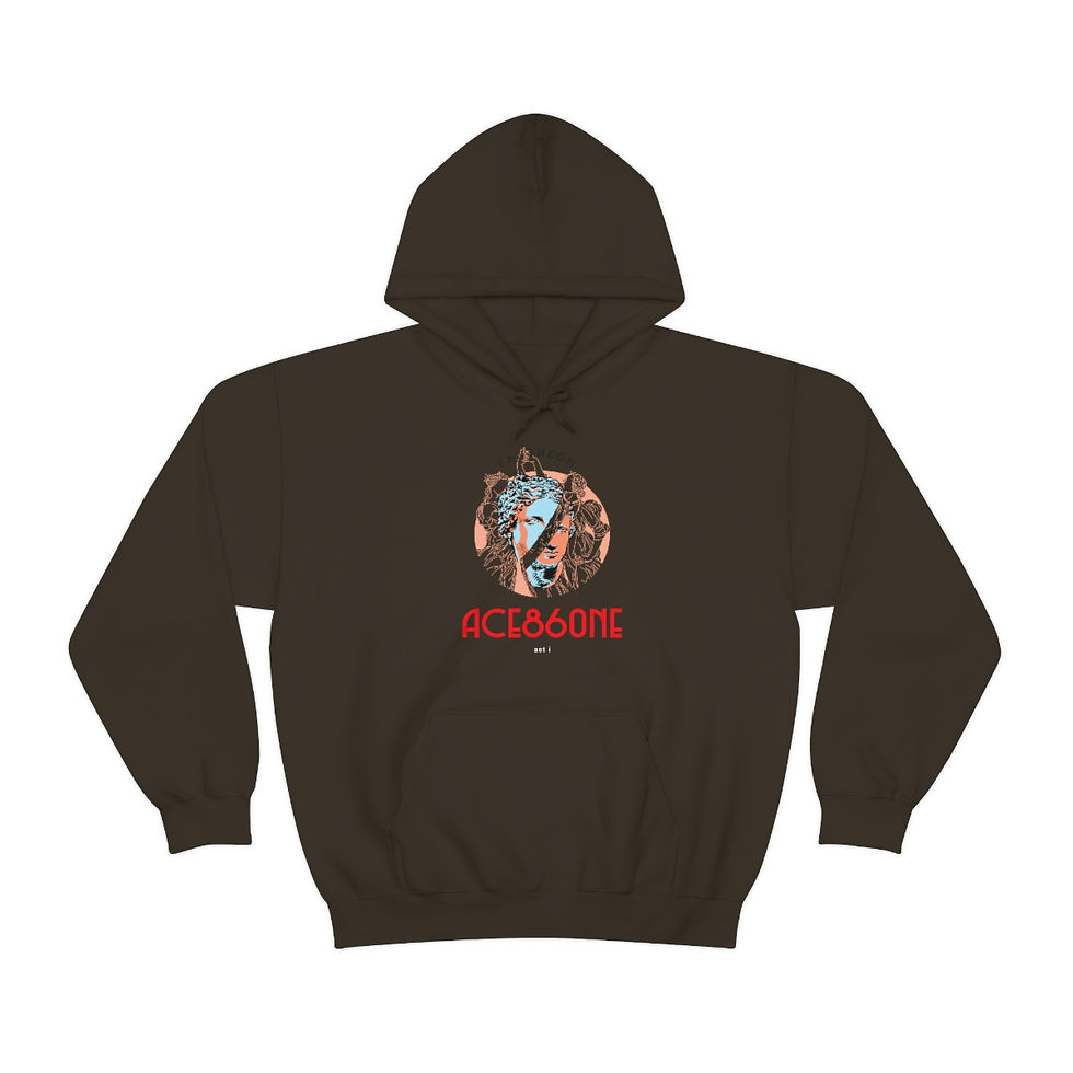 Miniatura: ACE86ONE Hooded Sweatshirt