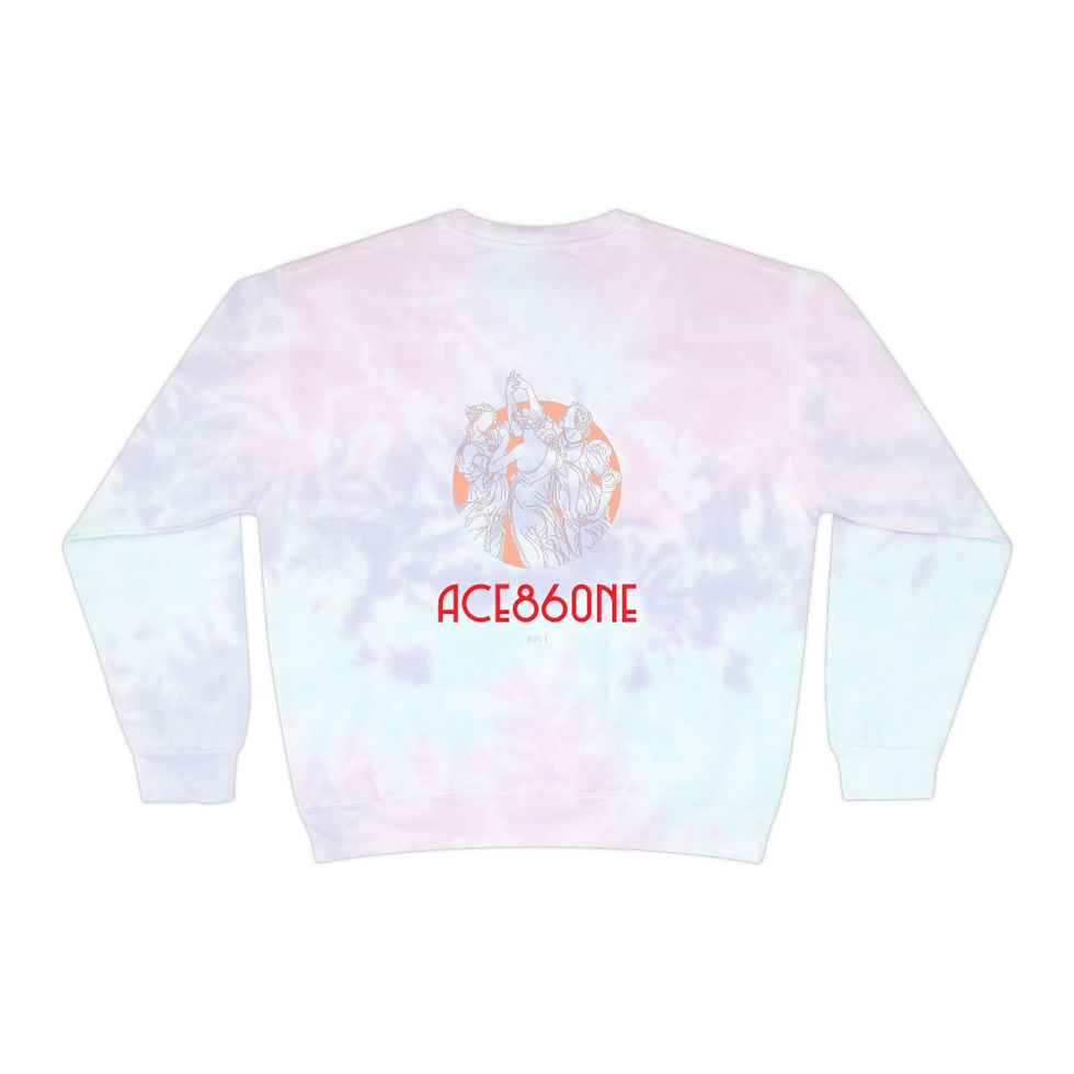 Miniatura: SKULL Tie-Dye Sweatshirt