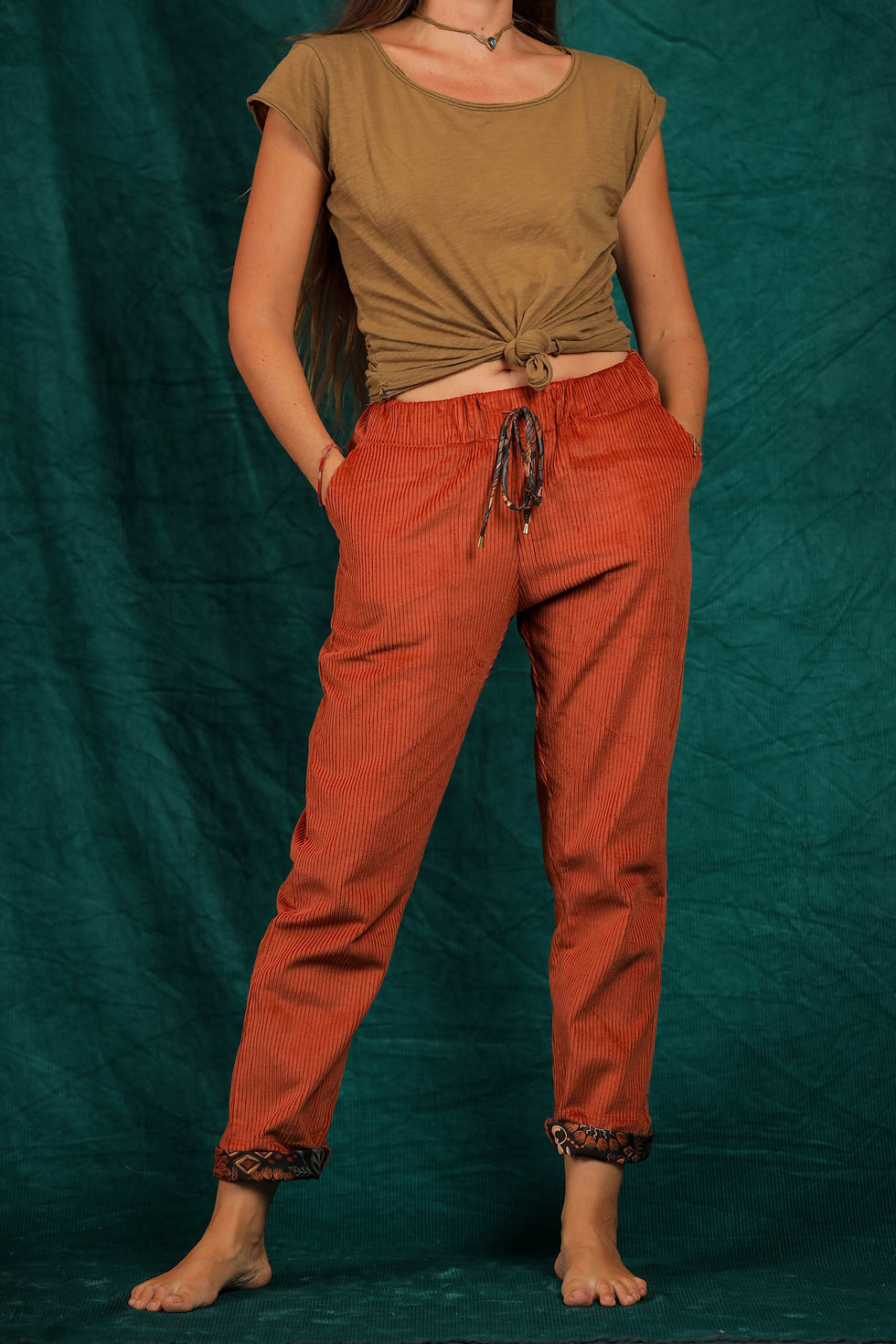 Thumbnail: PANTALONI IN VELLUTO 