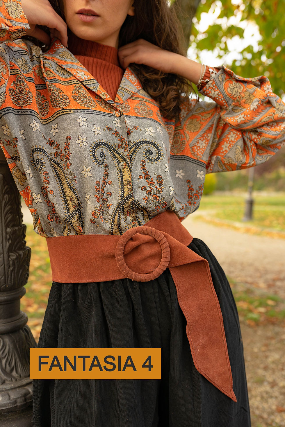 Miniatura: CAMICIA OVER IN SETA INDIANA