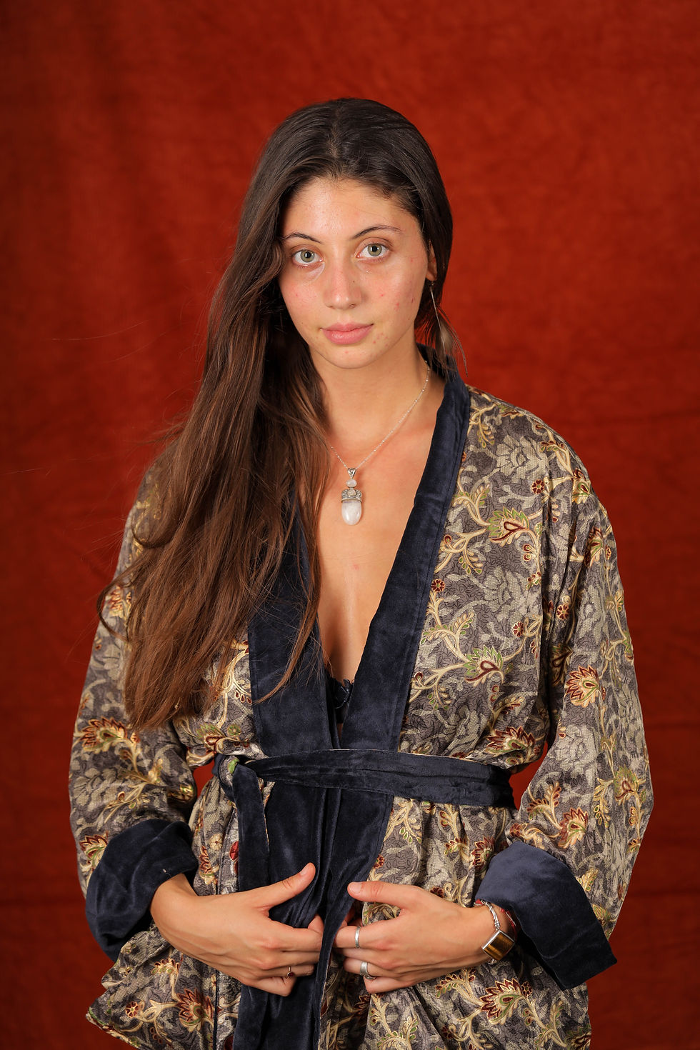 Миниатюра: KIMONO REVERSIBILE VELLUTO/SETA