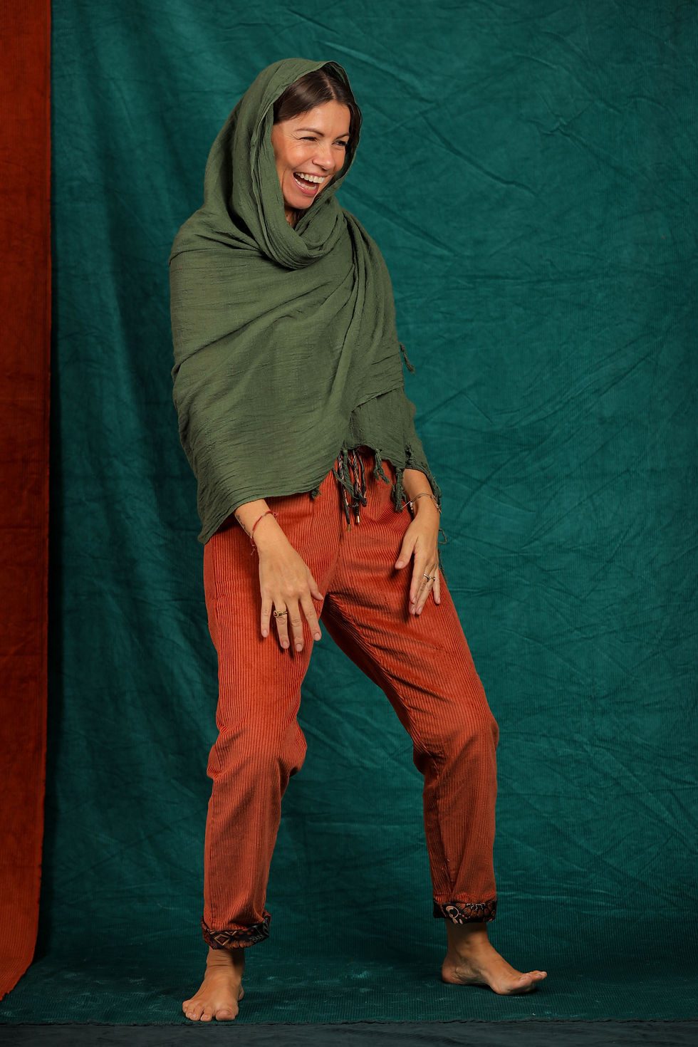 Миниатюра: SCIARPA IN COTONE NATURALE 