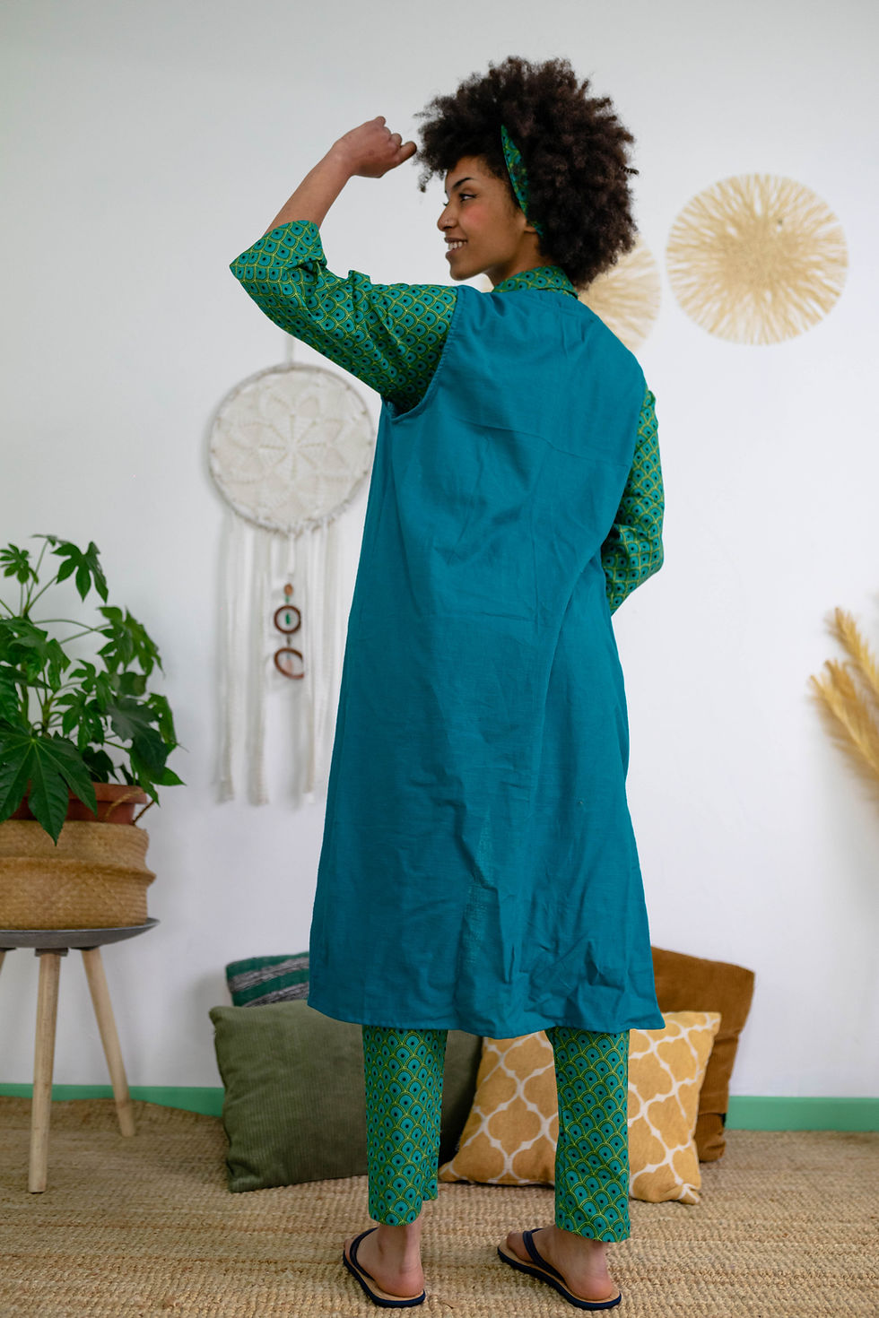 Miniatura: GILLET LUNGO IN COTONE