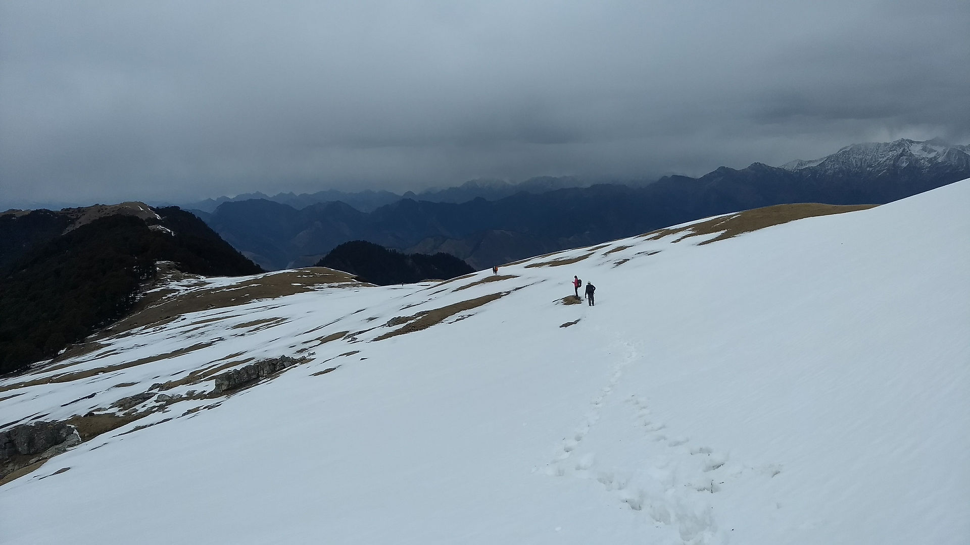 Walking on snow