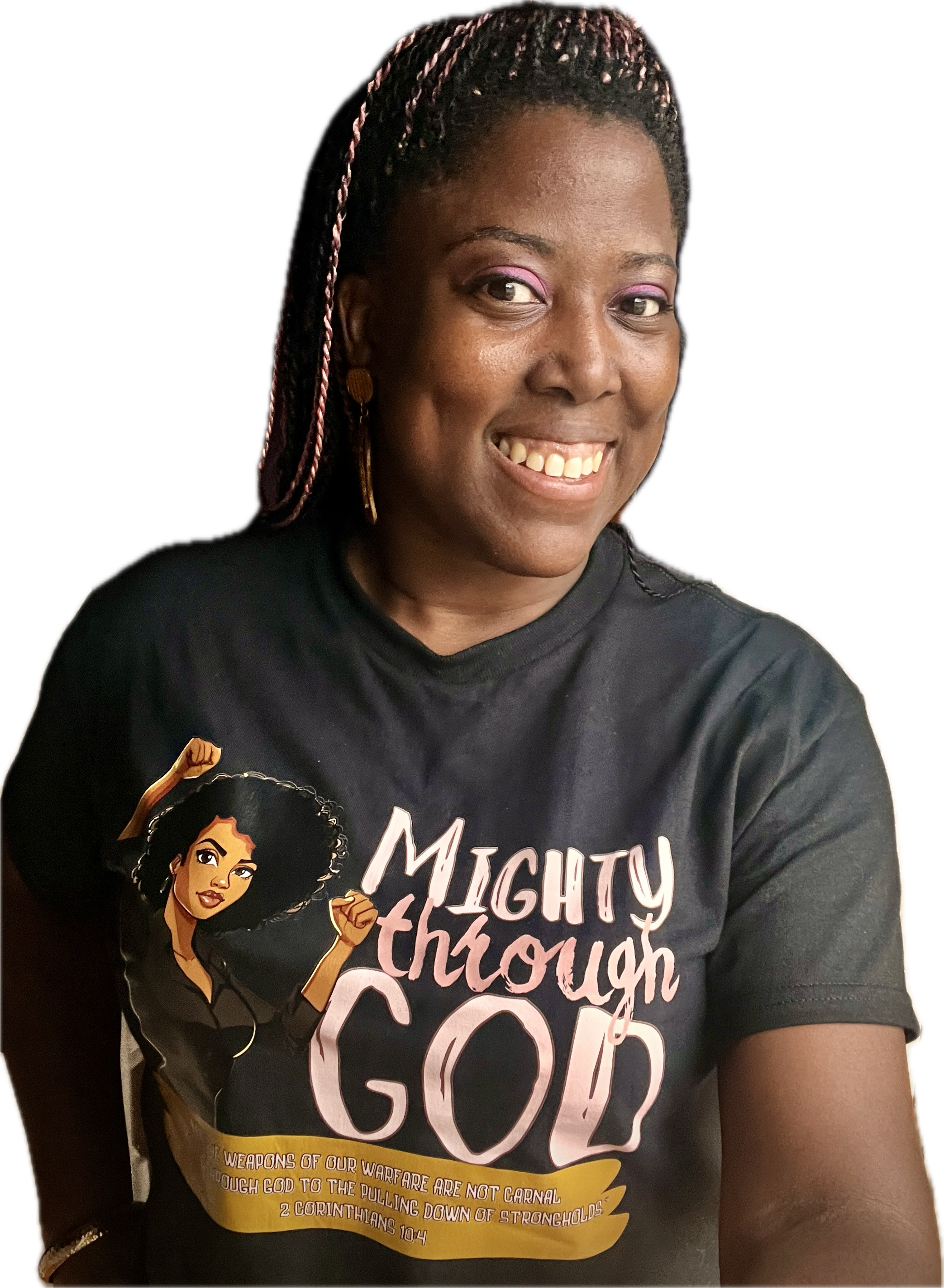 “Mighty Through God” T-shirt