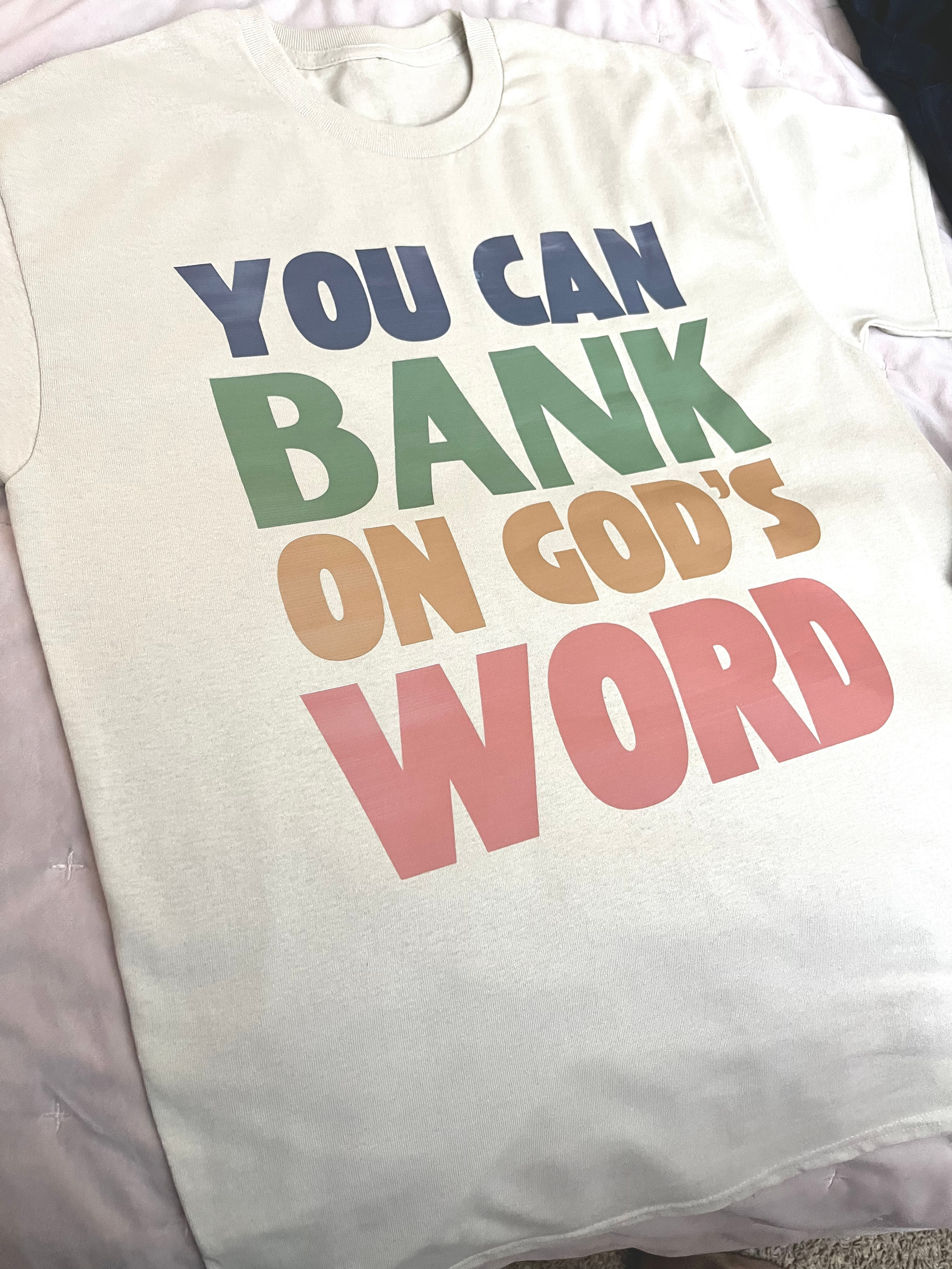 YOU CAN BANK ON GOD front view