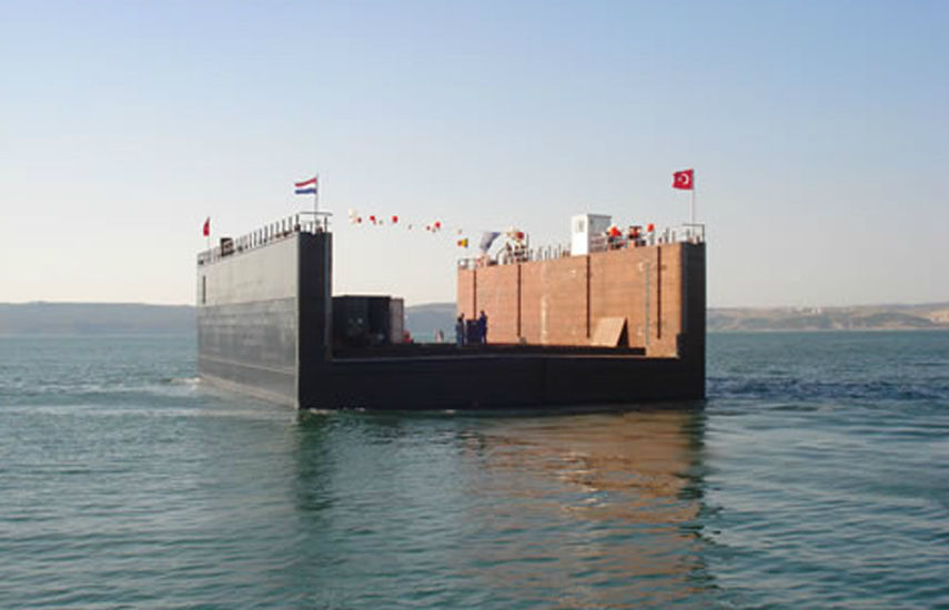 40m/130ft River Type Floating Dock