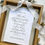 Thumbnail: Calligraphy Frame Quote (Customised)