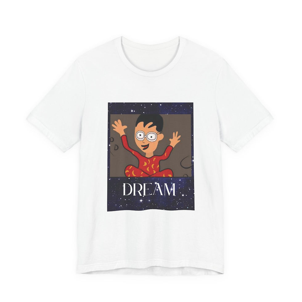 Thumbnail: Dream Big Unisex Tee, Inspirational T-shirt for Dreamers, Motivational Gift, 