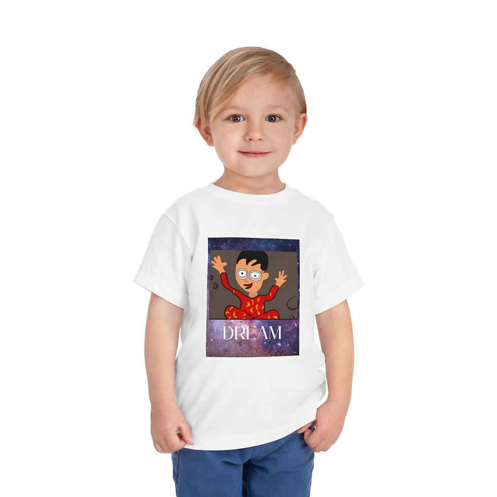 Thumbnail: Dream Big Toddler Tee, Kid's Inspirational Shirt,