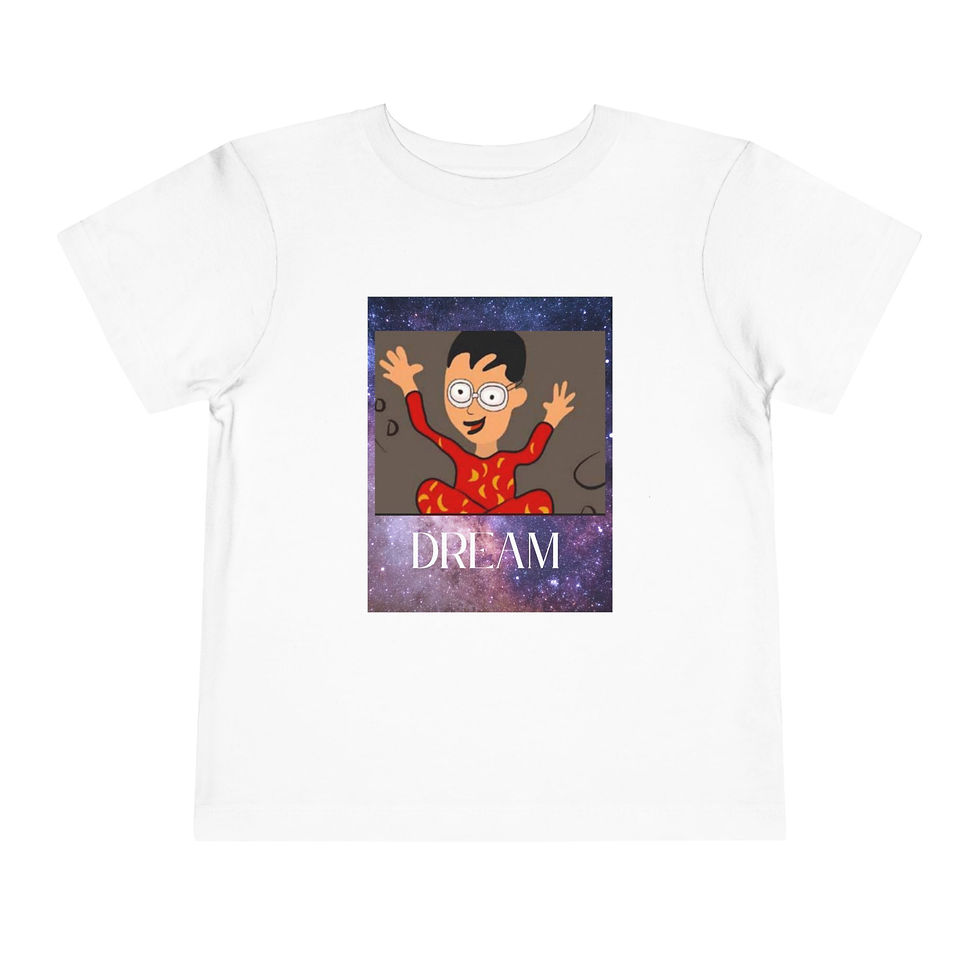 Thumbnail: Dream Big Toddler Tee, Kid's Inspirational Shirt,