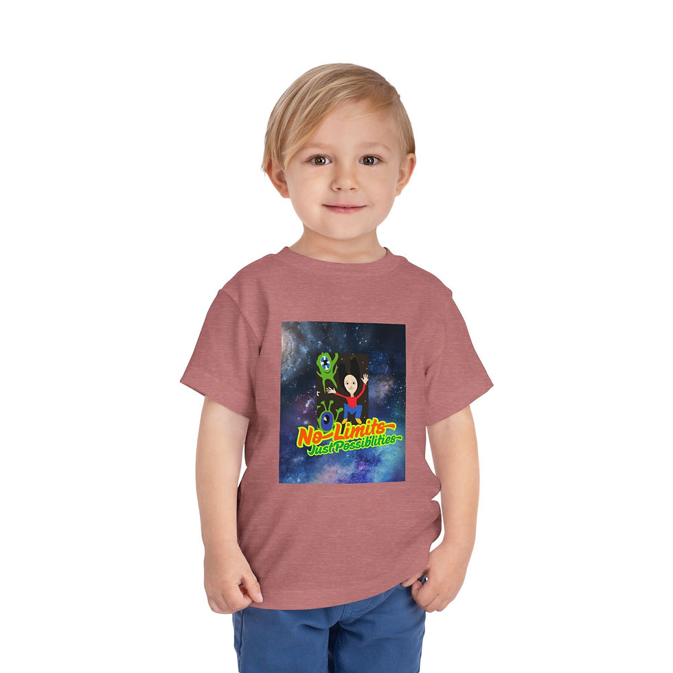 Thumbnail: No Limits Toddler Tee | Cool Kids T-Shirt for Playtime, 