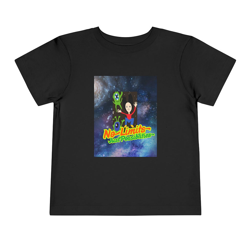Thumbnail: No Limits Toddler Tee | Cool Kids T-Shirt for Playtime, 