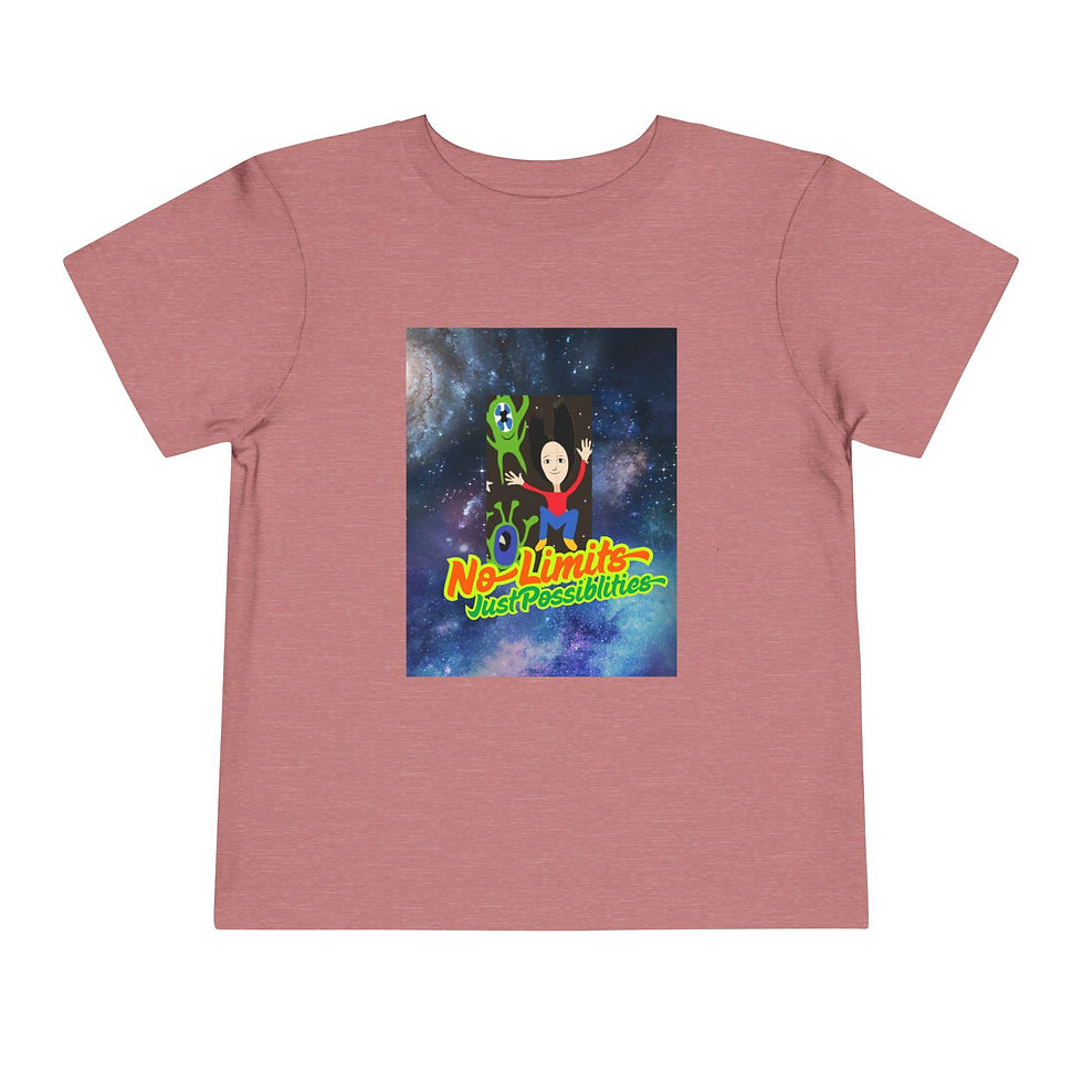 Thumbnail: No Limits Toddler Tee | Cool Kids T-Shirt for Playtime, 
