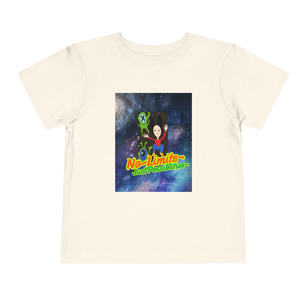 Thumbnail: No Limits Toddler Tee | Cool Kids T-Shirt for Playtime, 