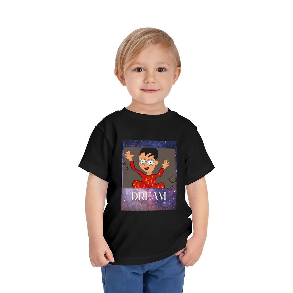 Thumbnail: Dream Big Toddler Tee, Kid's Inspirational Shirt,