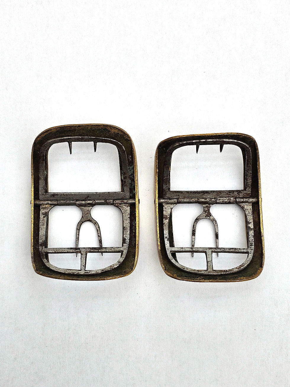 Thumbnail: pair of decorative 18th century shoe buckles