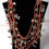 Thumbnail: Glorious coral and antique Berber silver multistrand necklace