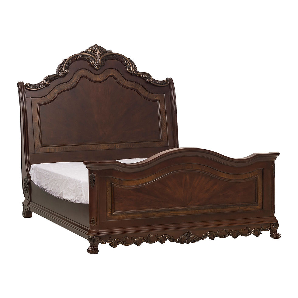 (3)Queen Sleigh Bed