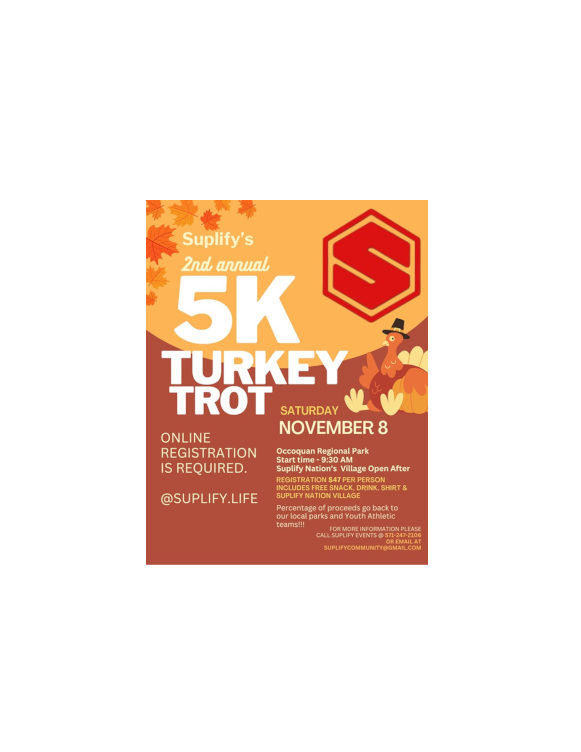 Suplify 2nd Annual 5K Turkey Trot