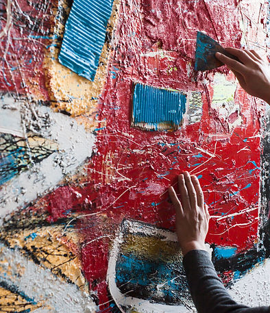 Art mural abstrait