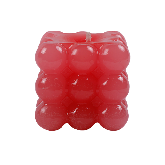 Thumbnail: Bubble Candle | Scented Candles | Cube Candle | 6*6 cm (Pink Color)
