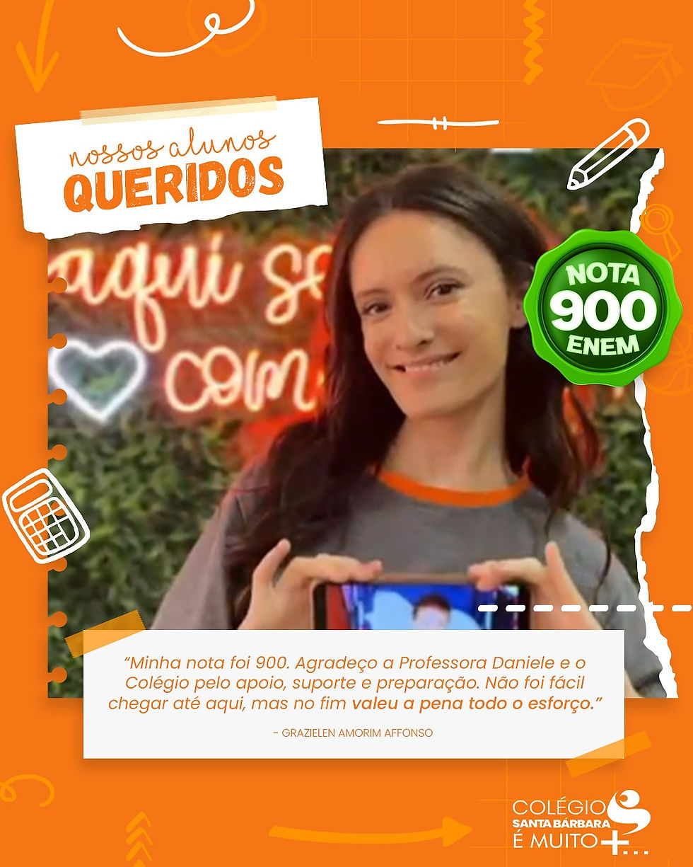 Parabéns, Grazi!🌟