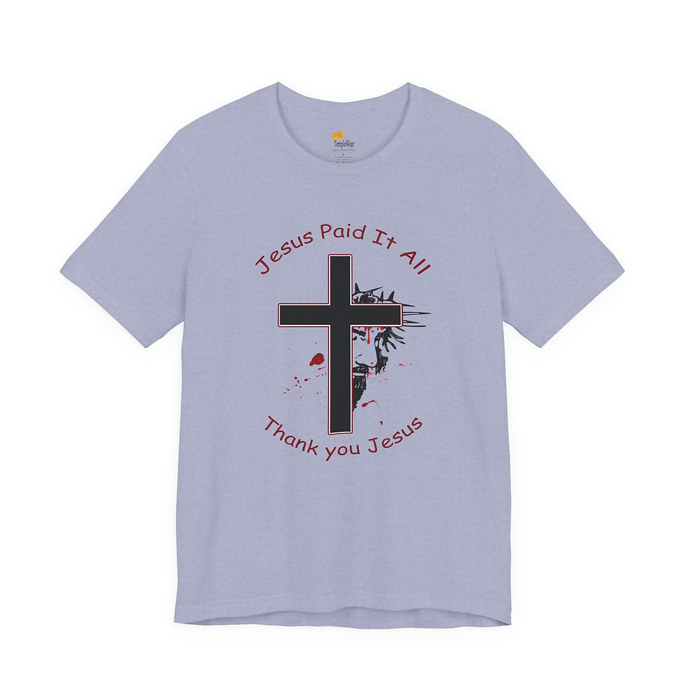 Thumbnail: Jesus Paid it All -The Blood of Christ Christian Victory Living -Christian Gifts