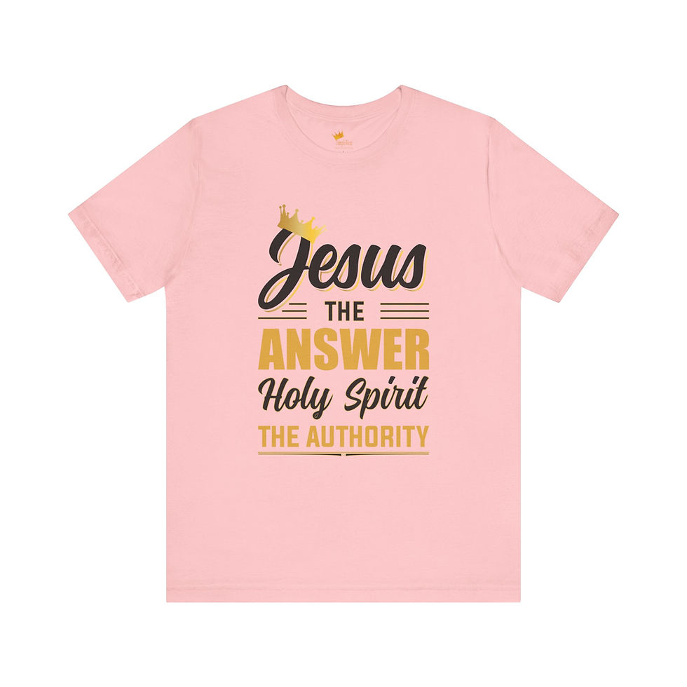 Thumbnail: Jesus-the way-truth-life-the Answer, God- Holy Spirit - the Authority John 14:6