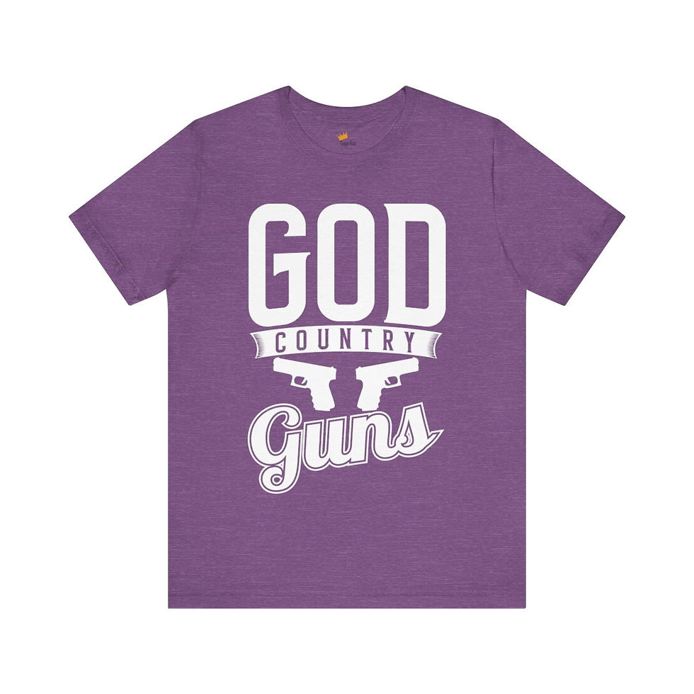Thumbnail: UniSex OneSize Retail Fit 2nd Amendment God & Country