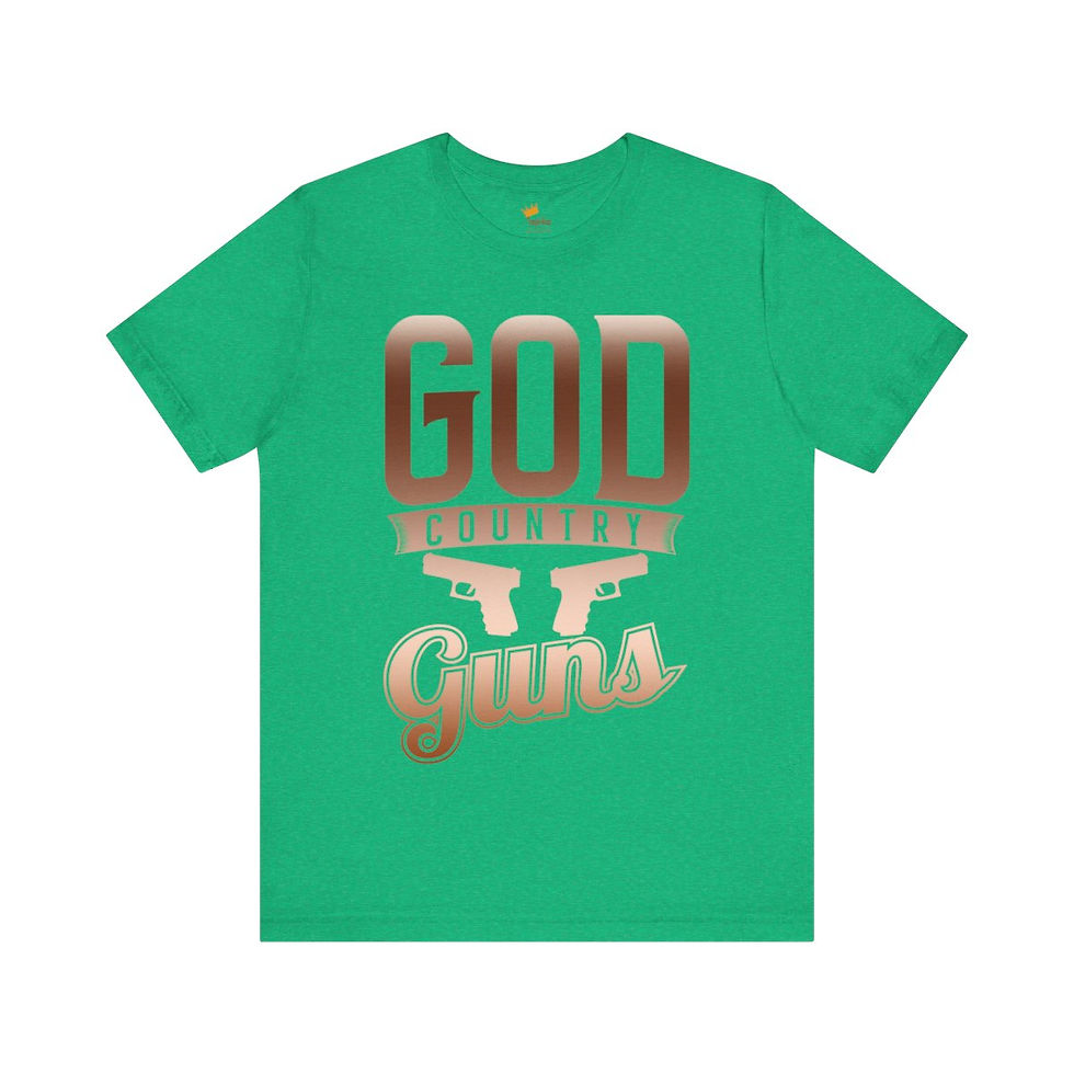 Thumbnail: UniSex OneSize Retail Fit 2nd Amendment God & Country