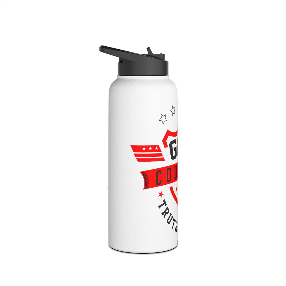 Thumbnail: 32oz Stainless, America, Truthfulness of Deceit, Christian Bible, John 8:32 KJV