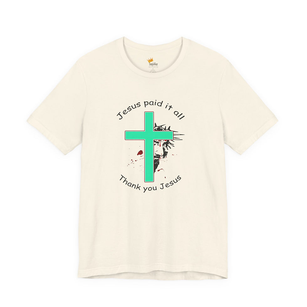 Thumbnail: Jesus Paid it All -The Blood of Christ Christian Victory Living -Christian Gifts