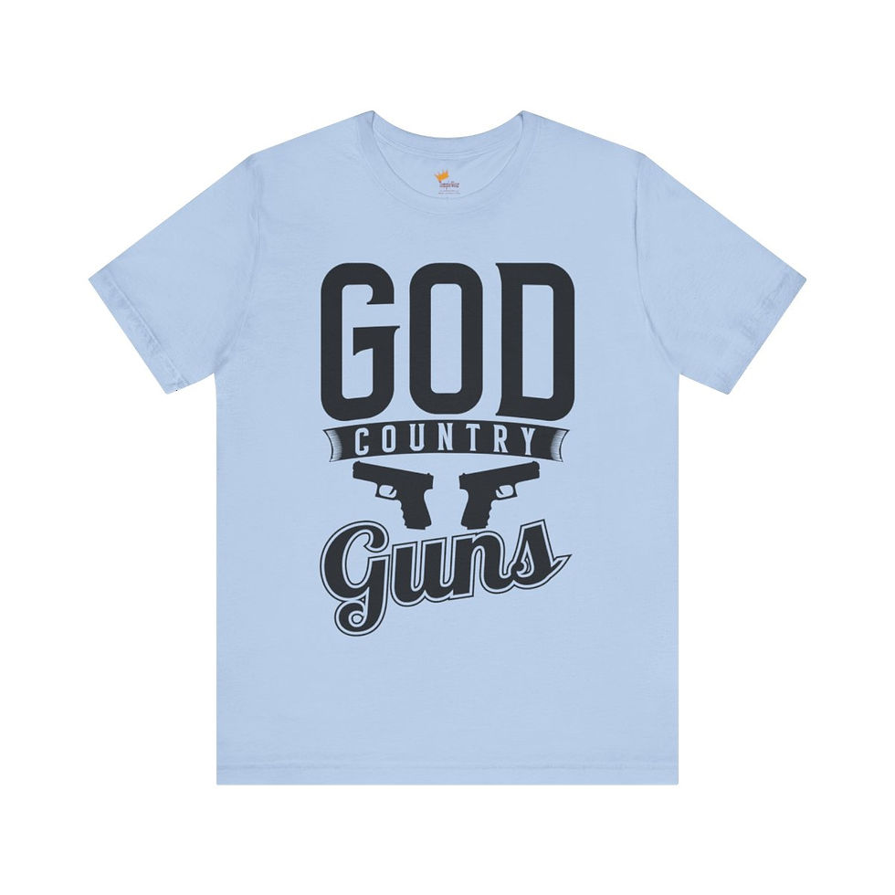 Thumbnail: UniSex OneSize Retail Fit 2nd Amendment God & Country
