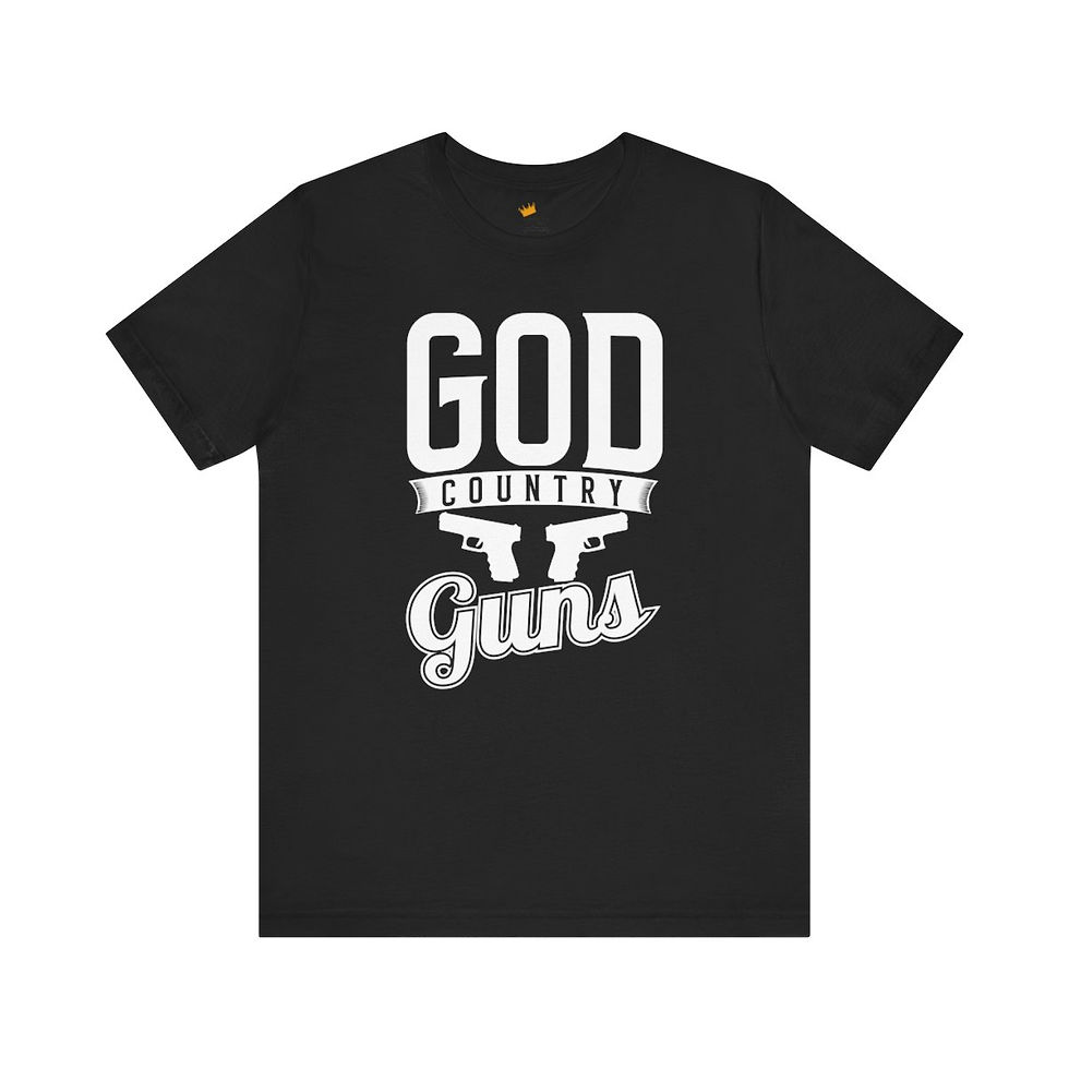 Thumbnail: UniSex OneSize Retail Fit 2nd Amendment God & Country