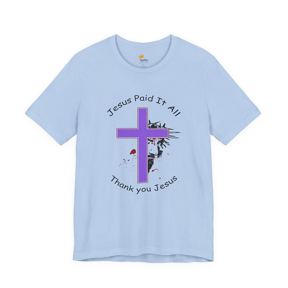 Thumbnail: Jesus Paid it All -The Blood of Christ Christian Victory Living -Christian Gifts