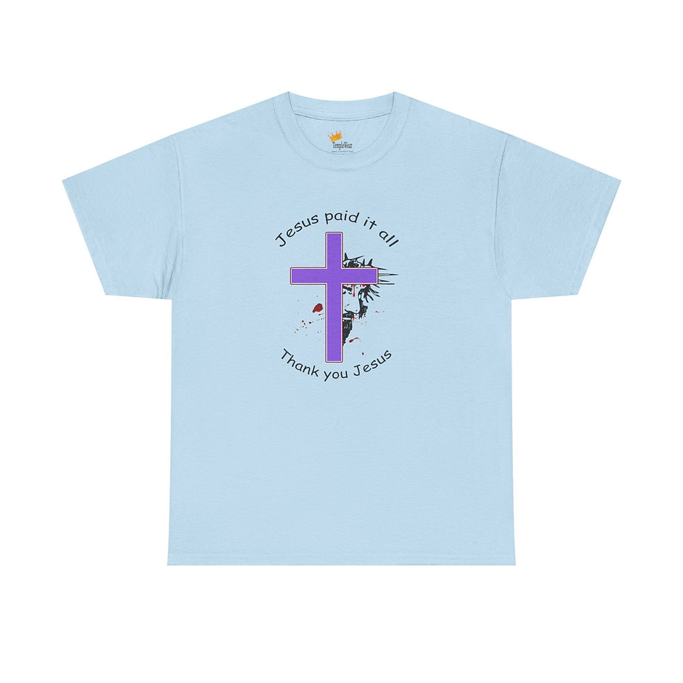 Thumbnail: Jesus Paid it All -The Blood of Christ Christian Victory Living -Christian Gifts