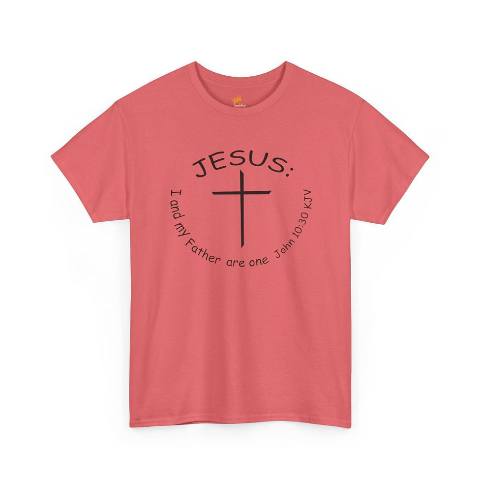 Thumbnail: UniSex Classic-Fit No Ecumenical Religious Movement "Jesus & the Father are One"